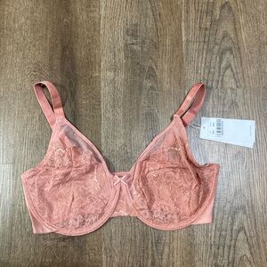 NWT Hsia Women's Bra Unlined Underwired Lace Size 36G